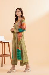 2-PC Printed Lawn Shirt with Trouser CPM-4-41S